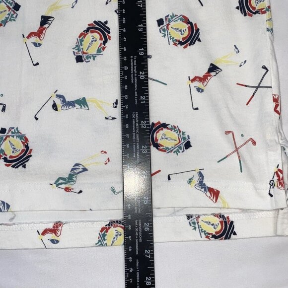 VTG Izod Women's Golf Polo All over Print Sz M - Picture 4 of 5